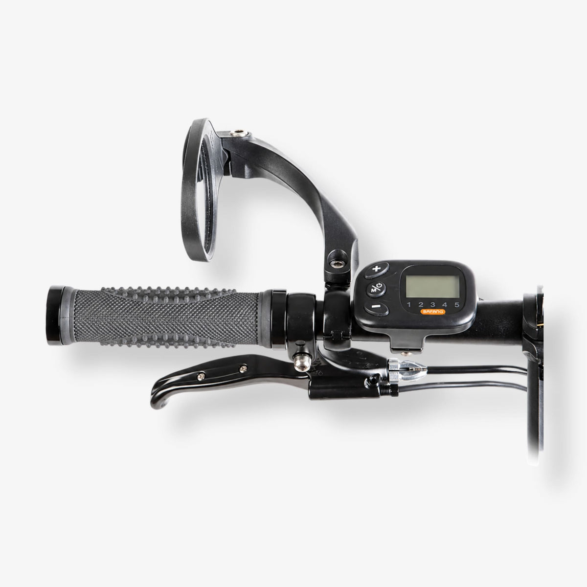 Mirage Uno Sykkelspeil med styreklemme (21,0 mm til 26,0 mm), venstre side - ebiketech