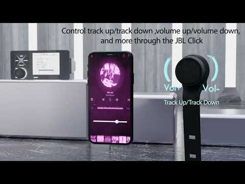 JBL CLICK Bluetooth fjernkontroll  - Kontroller musikken din trygt og enkelt – på sykkel og i bil