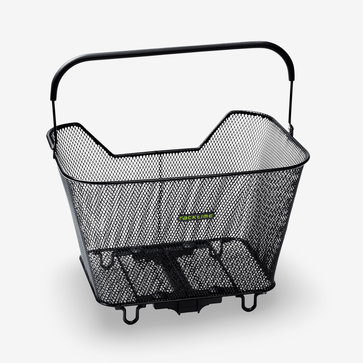 RackTime Baskit 2.0 Stor kurv inkl. Snapit -adapter | svart - ebiketech