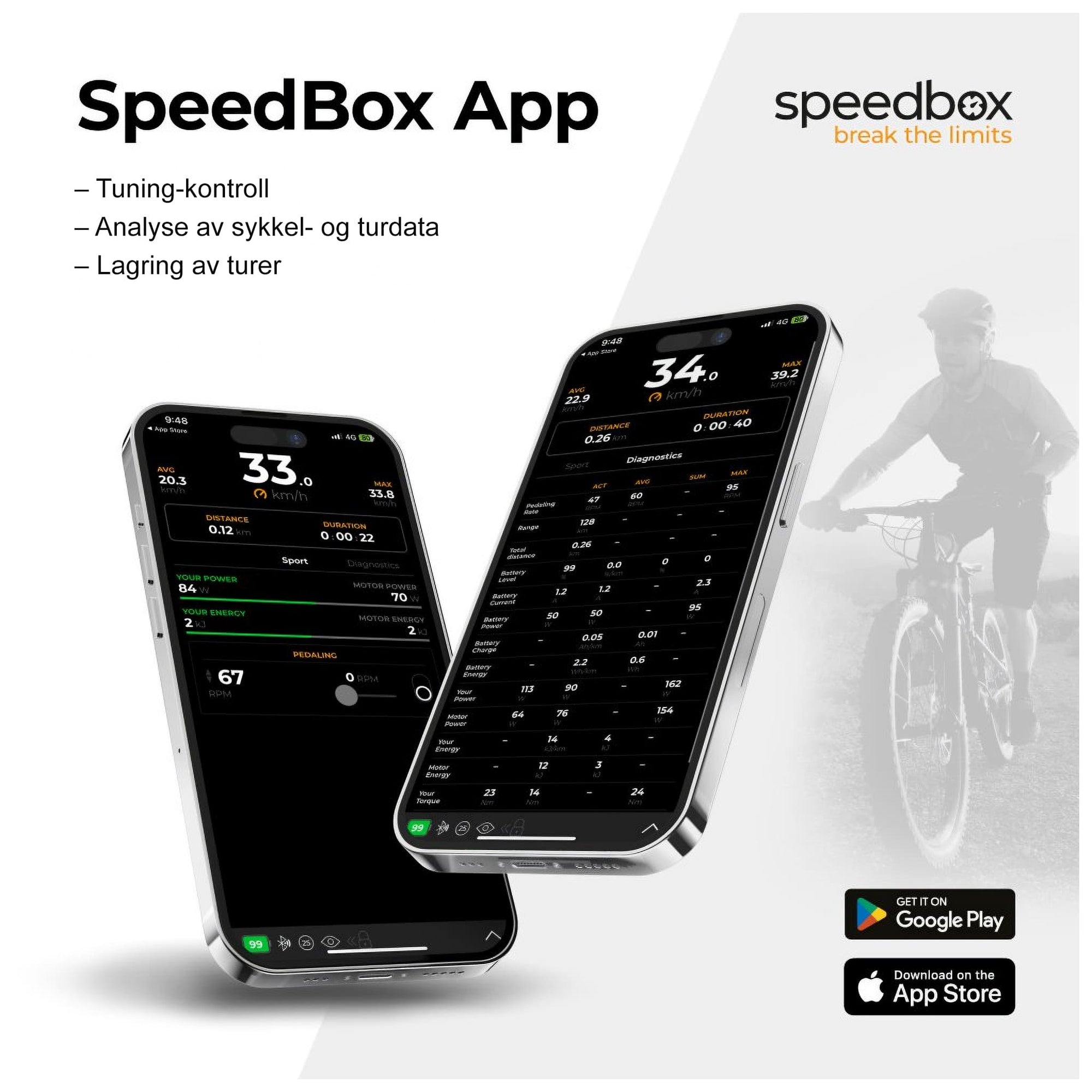 SpeedBox 1.2 B.Tuning for Shimano (E8000, E7000, E6100, E5000) Vmax - ELSYKKEL - TRIM med App! - ebiketech