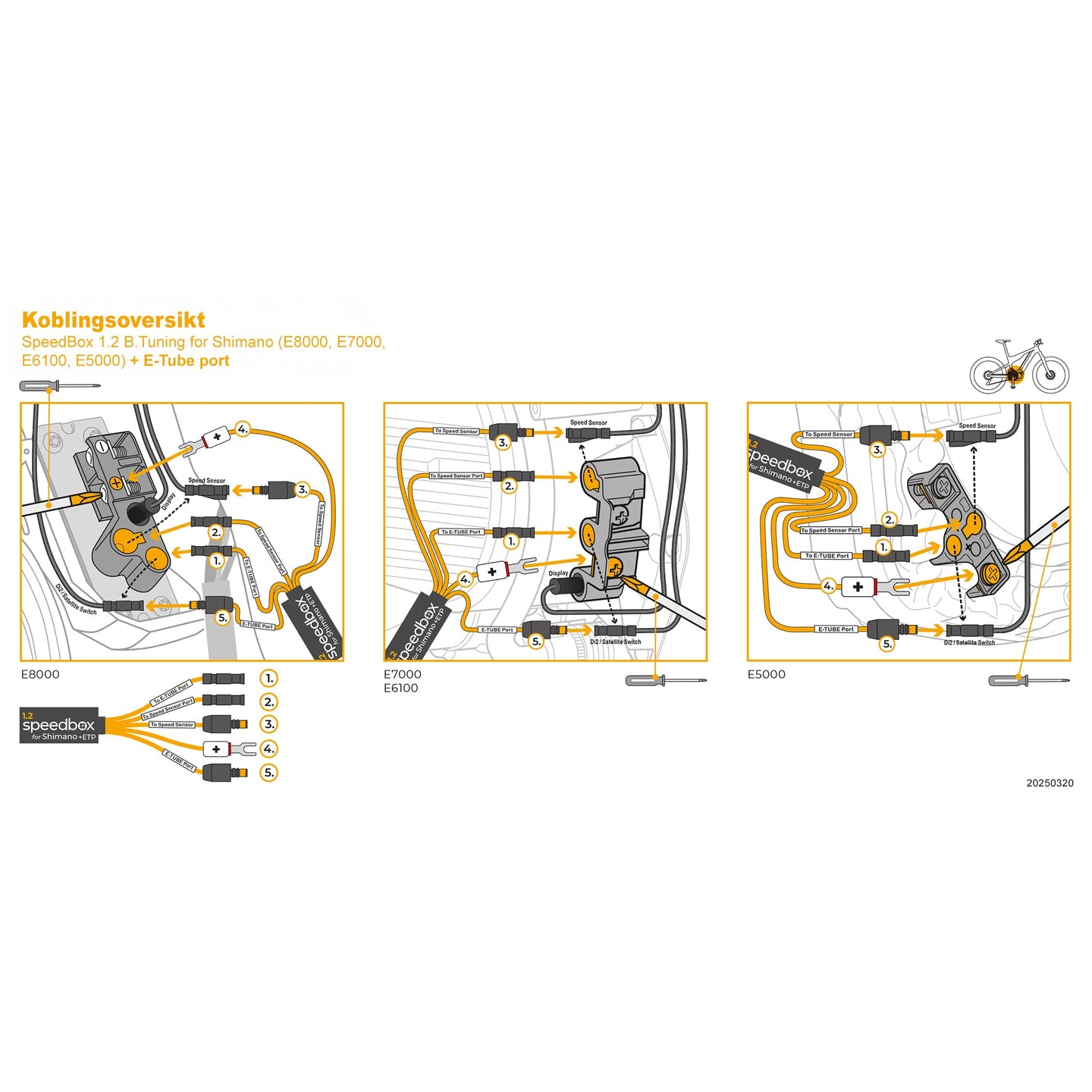 SpeedBox 1.2 B.Tuning for Shimano (E8000, E7000, E6100, E5000) Vmax - ELSYKKEL - TRIM med App! - ebiketech