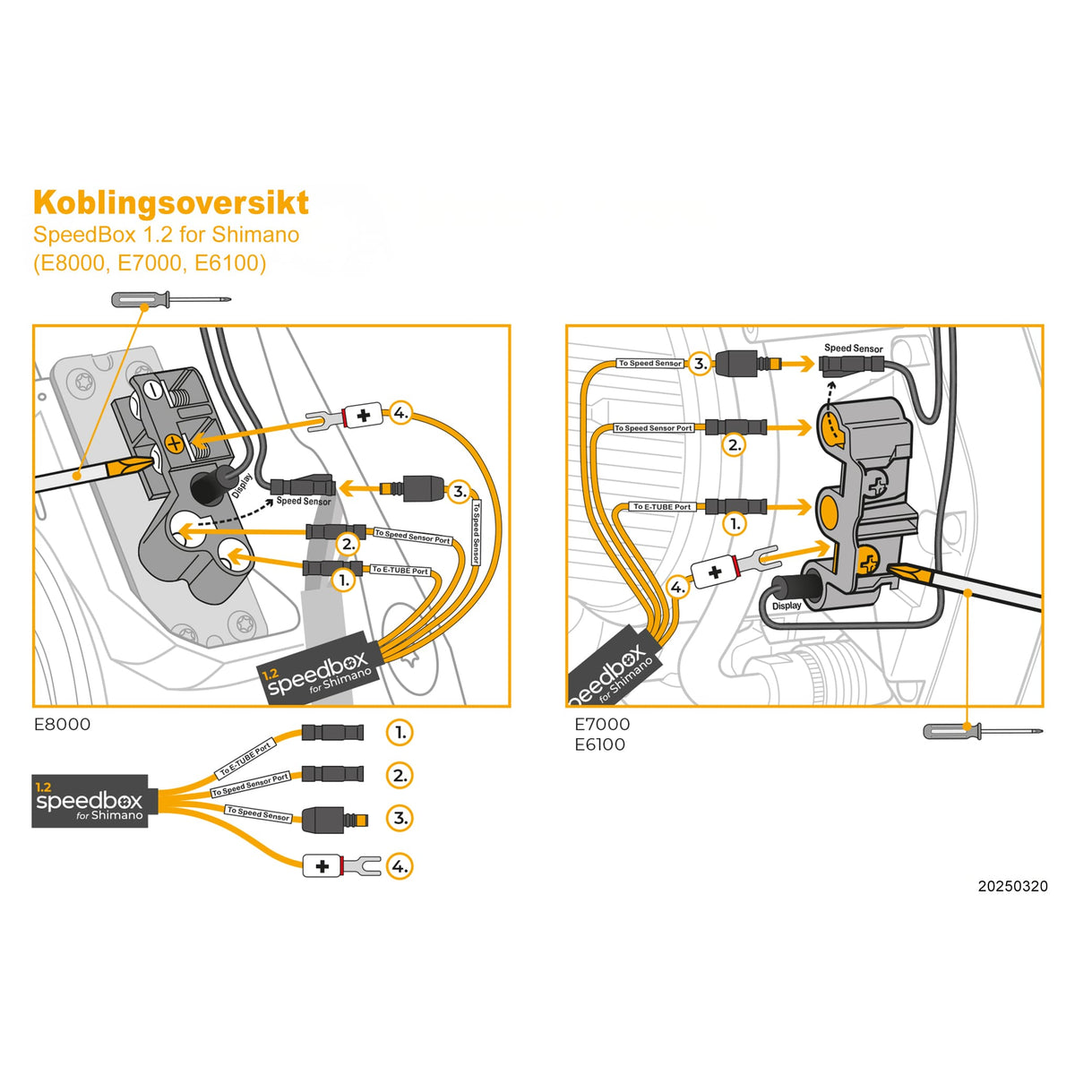 SpeedBox 1.2 for Shimano (E8000, E7000, E6100, E5000) Vmax - Opphever hastighetssperren - ebiketech