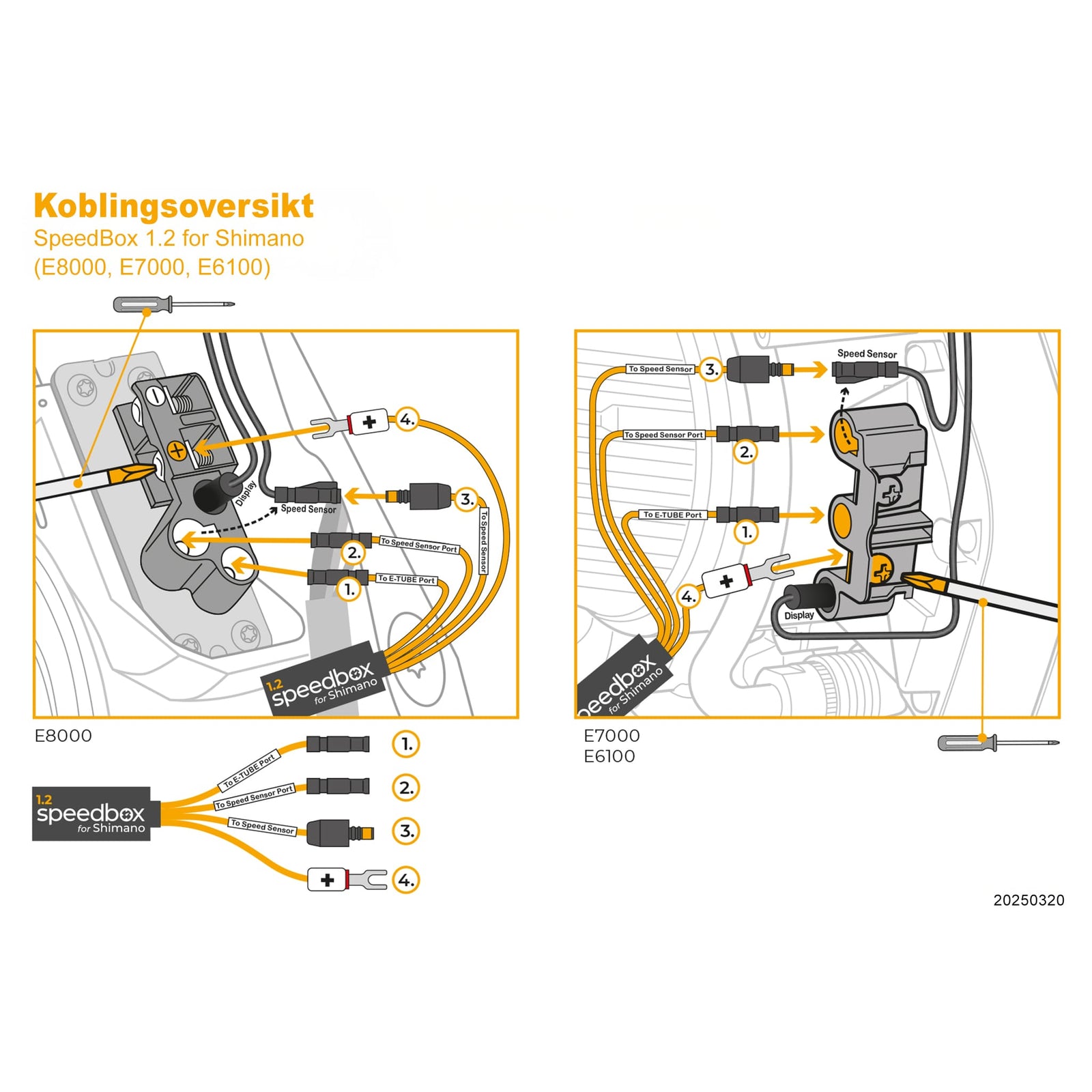 SpeedBox 1.2 for Shimano (E8000, E7000, E6100, E5000) Vmax - Opphever hastighetssperren - ebiketech