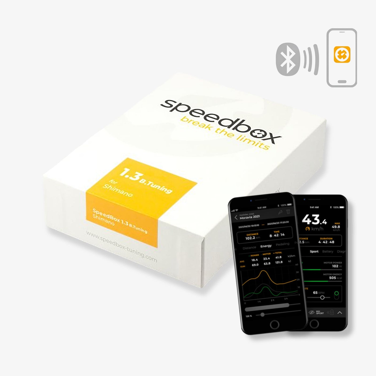 SpeedBox 1.3 B.Tuning for Shimano (EP8 / EP8 RS) - ELSYKKEL - TRIM med App! - ebiketech