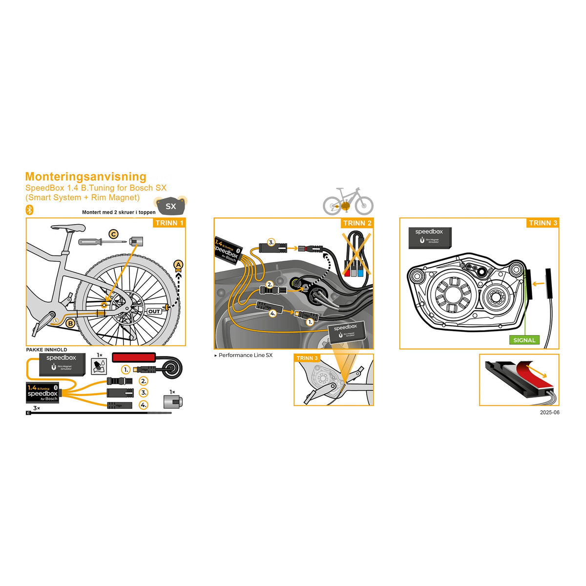 SpeedBox 1.4 B.Tuning for Bosch SX (Smart System Gen.4 + Rim Magnet) - EL - SYKKELTRIM - ebiketech