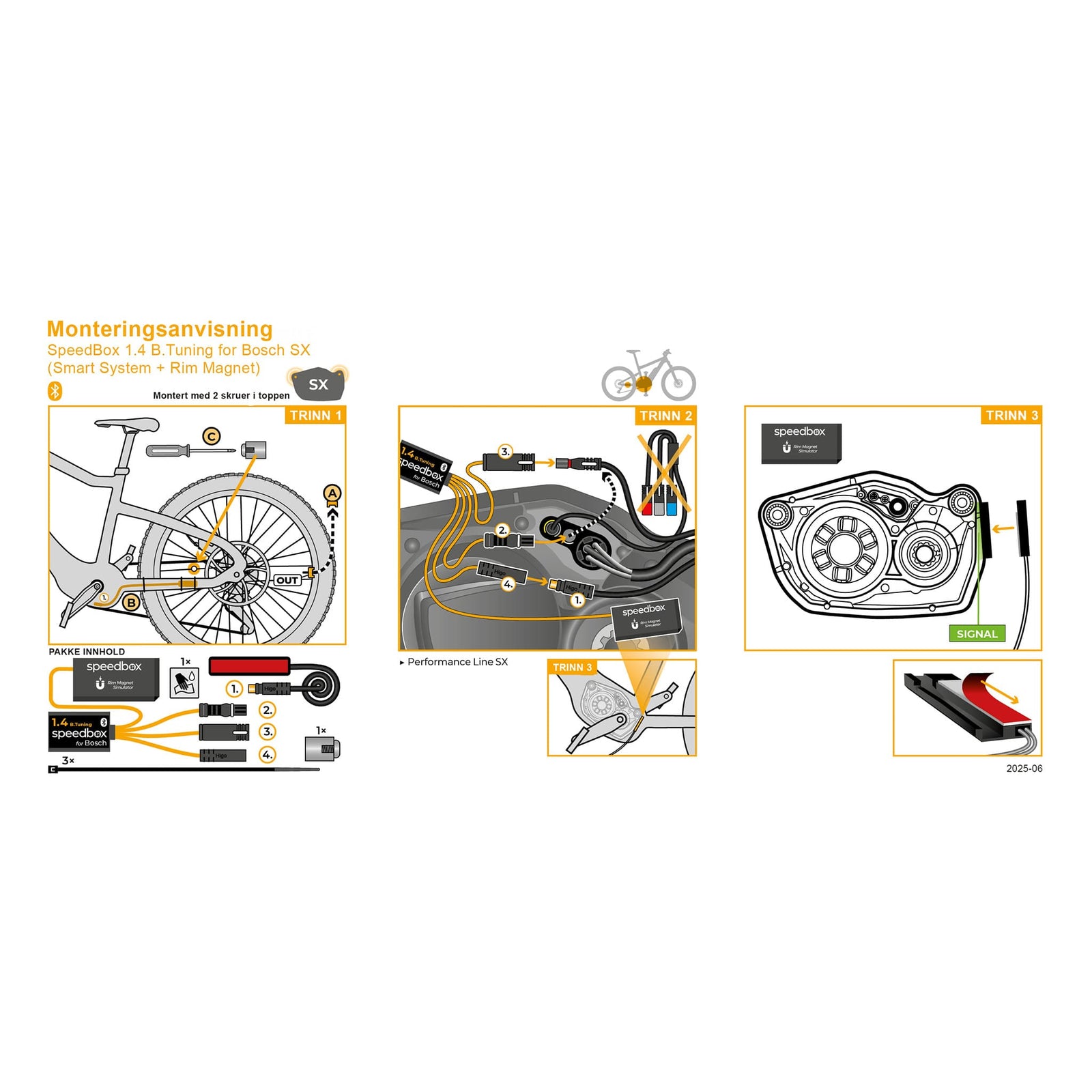 SpeedBox 1.4 B.Tuning for Bosch SX (Smart System Gen.4 + Rim Magnet) - EL - SYKKELTRIM - ebiketech