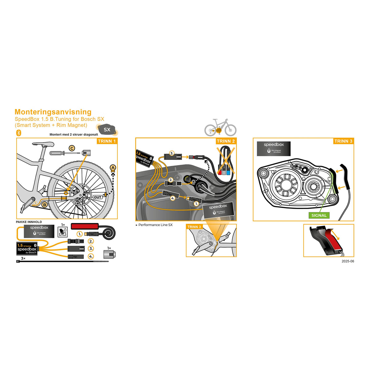 SpeedBox 1.5 B.Tuning for Bosch SX (Smart System + Rim Magnet) - EL - SYKKELTRIM - ebiketech
