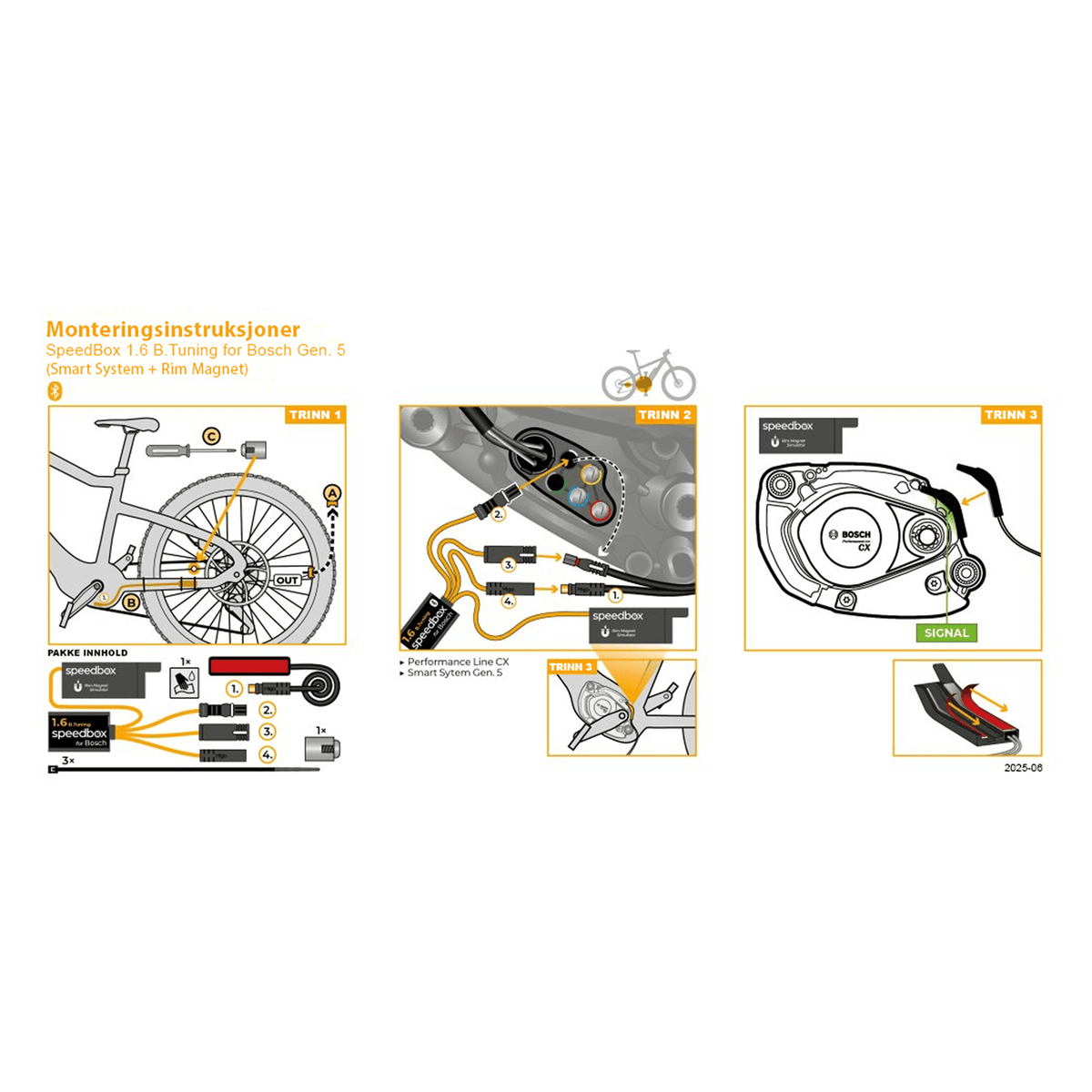 SpeedBox 1.6 B.Tuning for Bosch (Smart System Gen.5 + Rim Magnet) - EL - SYKKELTRIM - ebiketech