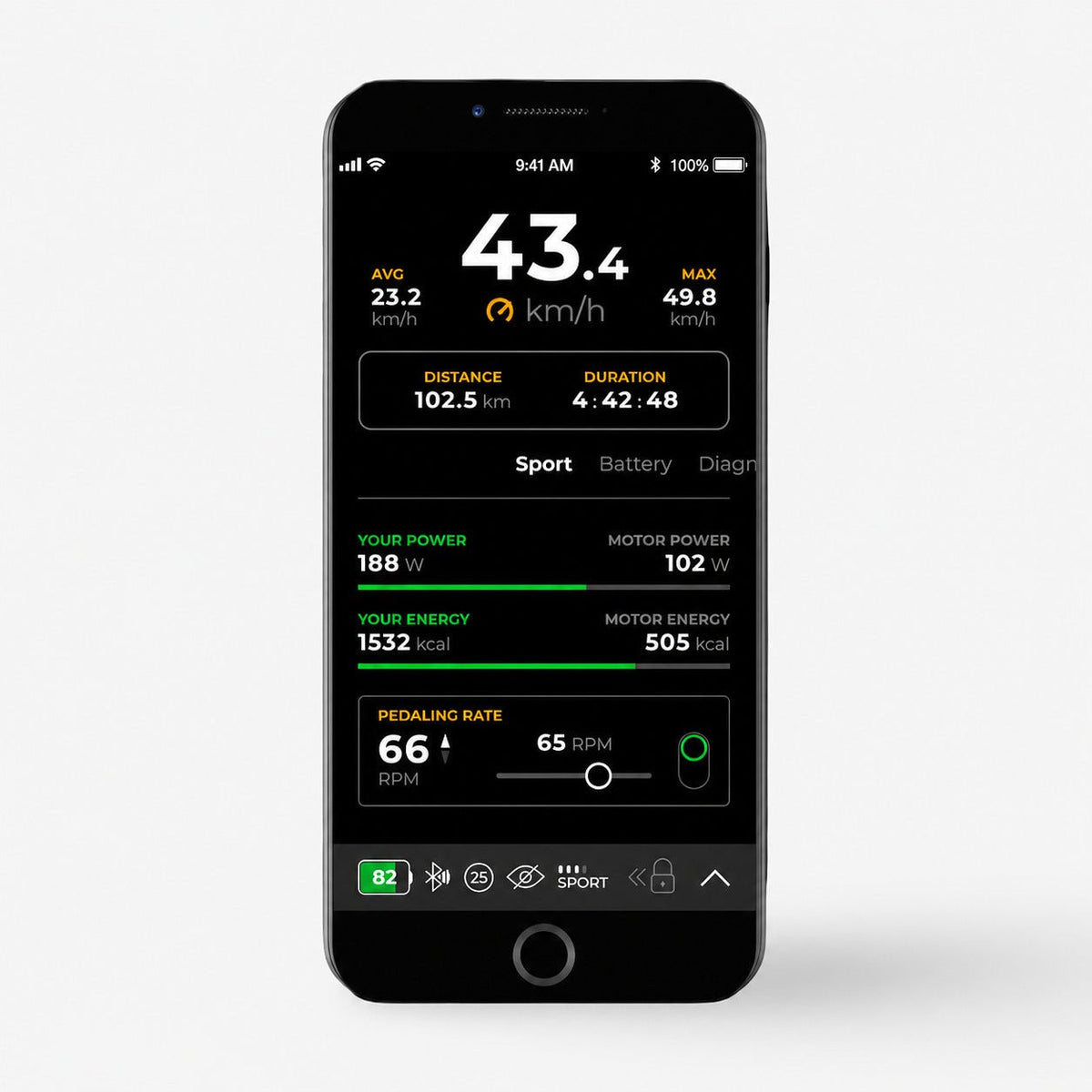 SpeedBox 3.1 B.Tuning for Bafang (M300, M400, M420) (4 pin kontakt) - ELSYKKEL-TRIM med App! - ebiketech