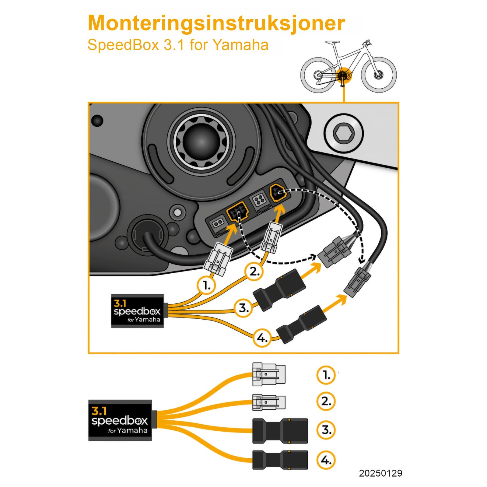 SpeedBox 3.1 for Yamaha (PW - X3, PW - S2) - ELSYKKEL - TRIM! - ebiketech
