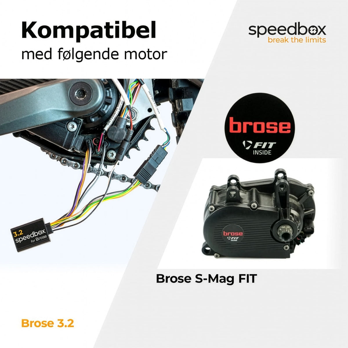 SpeedBox 3.2 for Brose Vmax (S - Mag Pro FIT motorer) - ELSYKKEL - TRIM! (Kopi) - ebiketech