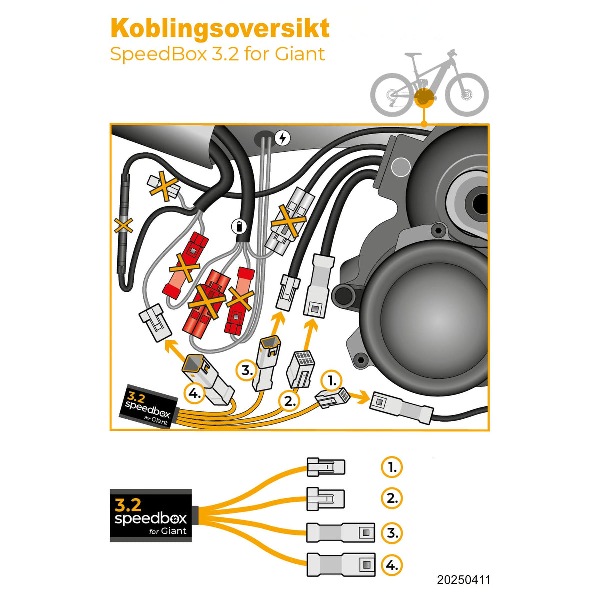 SpeedBox 3.2 for Giant (SyncDrive Sport / SyncDrive Core / SyncDrive Life / SyncDrive 2017 - 2021) - SYKKELTRIM - ebiketech