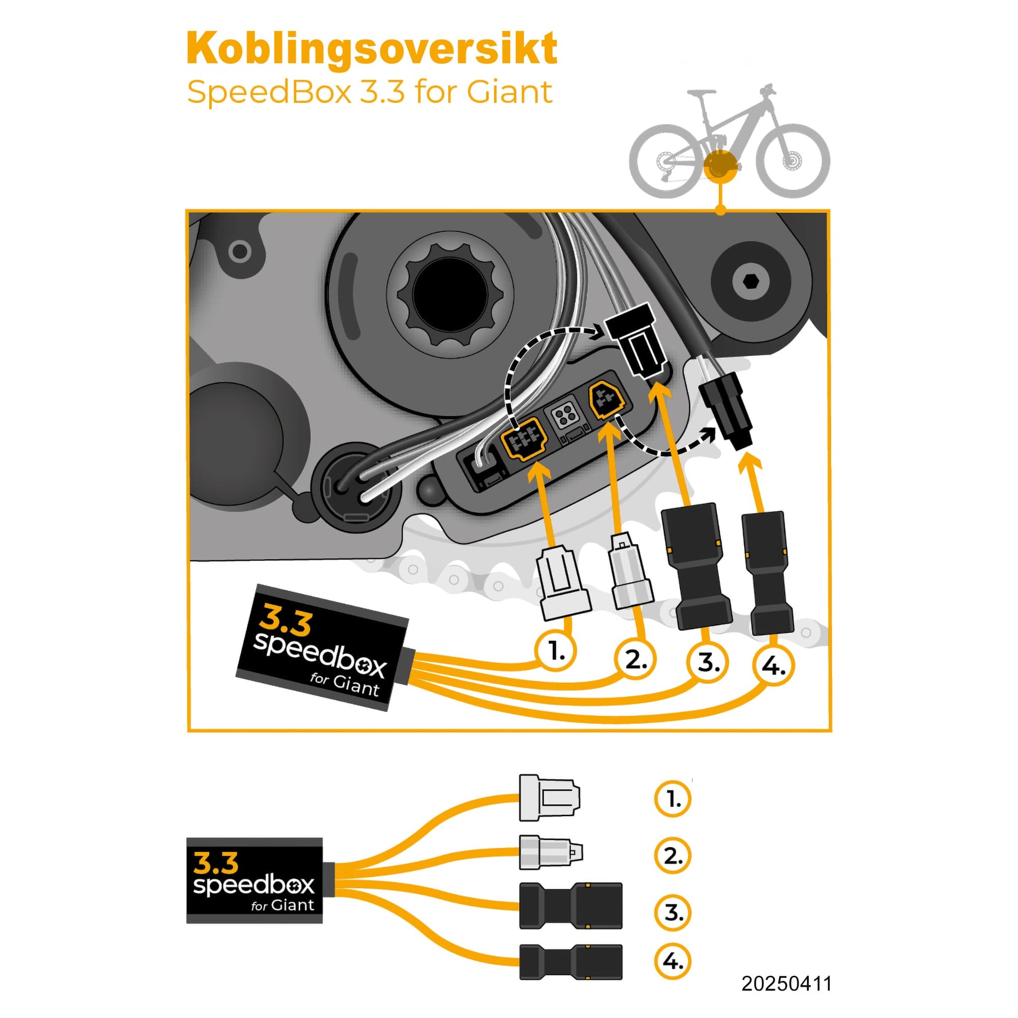 SpeedBox 3.3 for Giant (SyncDrive Pro 2 / SyncDrive Sport 2) - SYKKELTRIM - ebiketech