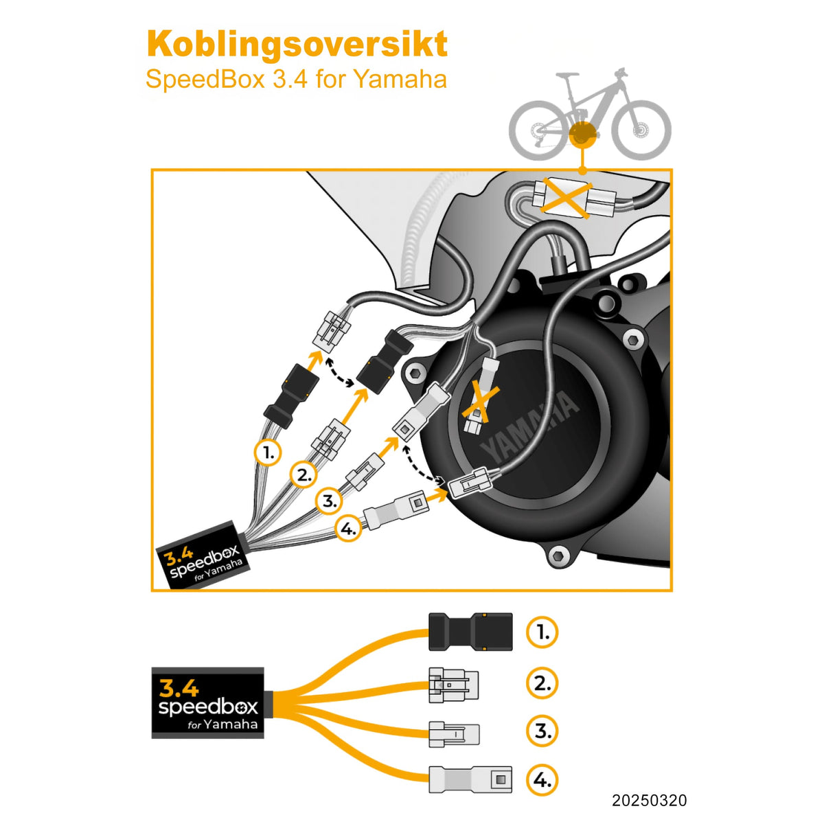 SpeedBox 3.4 for Yamaha (Crosscore RC, Wabash) - ELSYKKEL - TRIM! - ebiketech