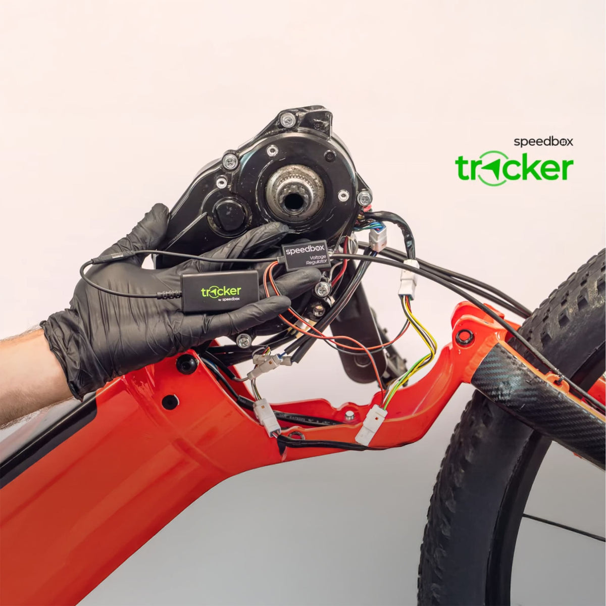 SpeedBox Tracker 1.0 for Panasonic (inkludert App løsning) - Skjult sporingsløsning 24x7 for elsykkel! - ebiketech