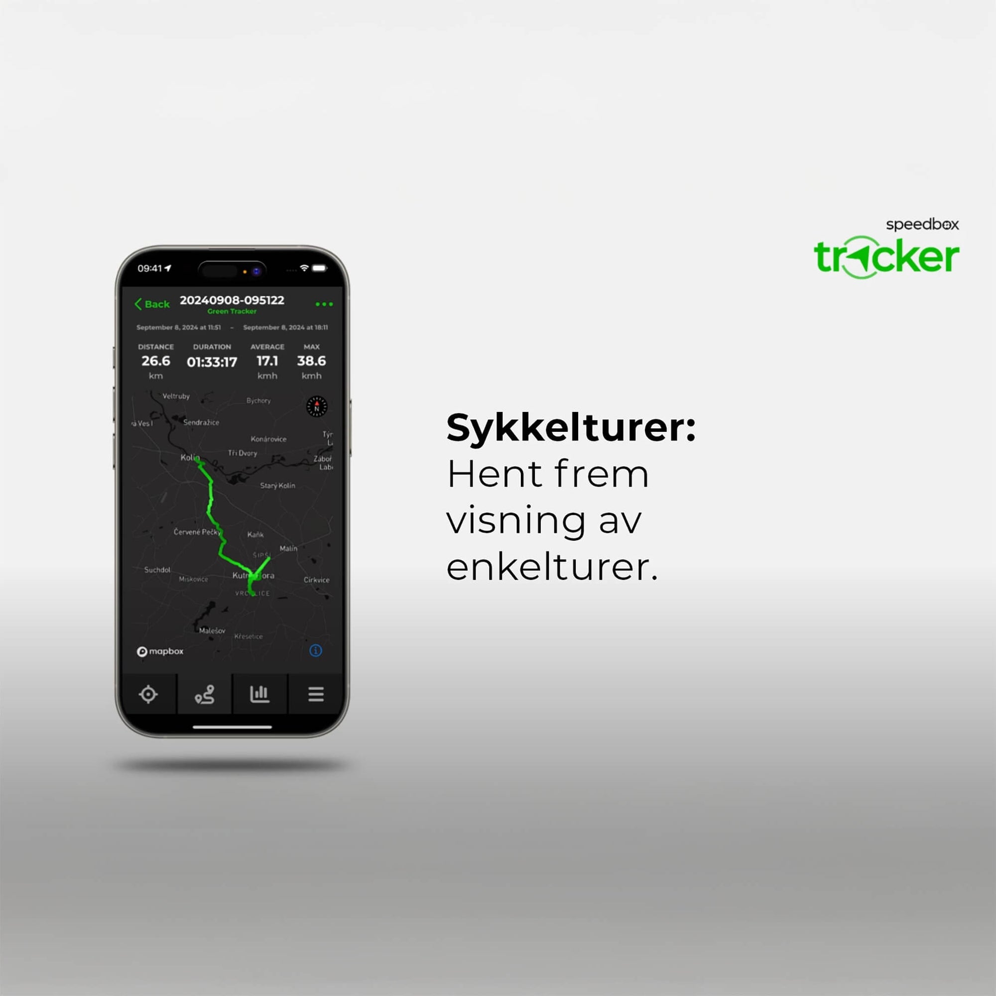 SpeedBox Tracker for Bosch (inkludert App løsning) - Skjult sporingsløsning 24x7 for elsykkel! - ebiketech