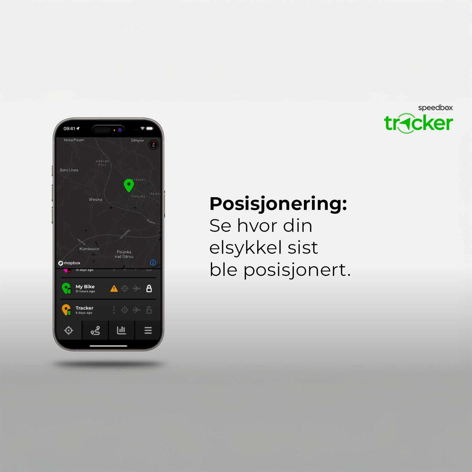 SpeedBox Tracker for Bosch (inkludert App løsning) - Skjult sporingsløsning 24x7 for elsykkel! - ebiketech