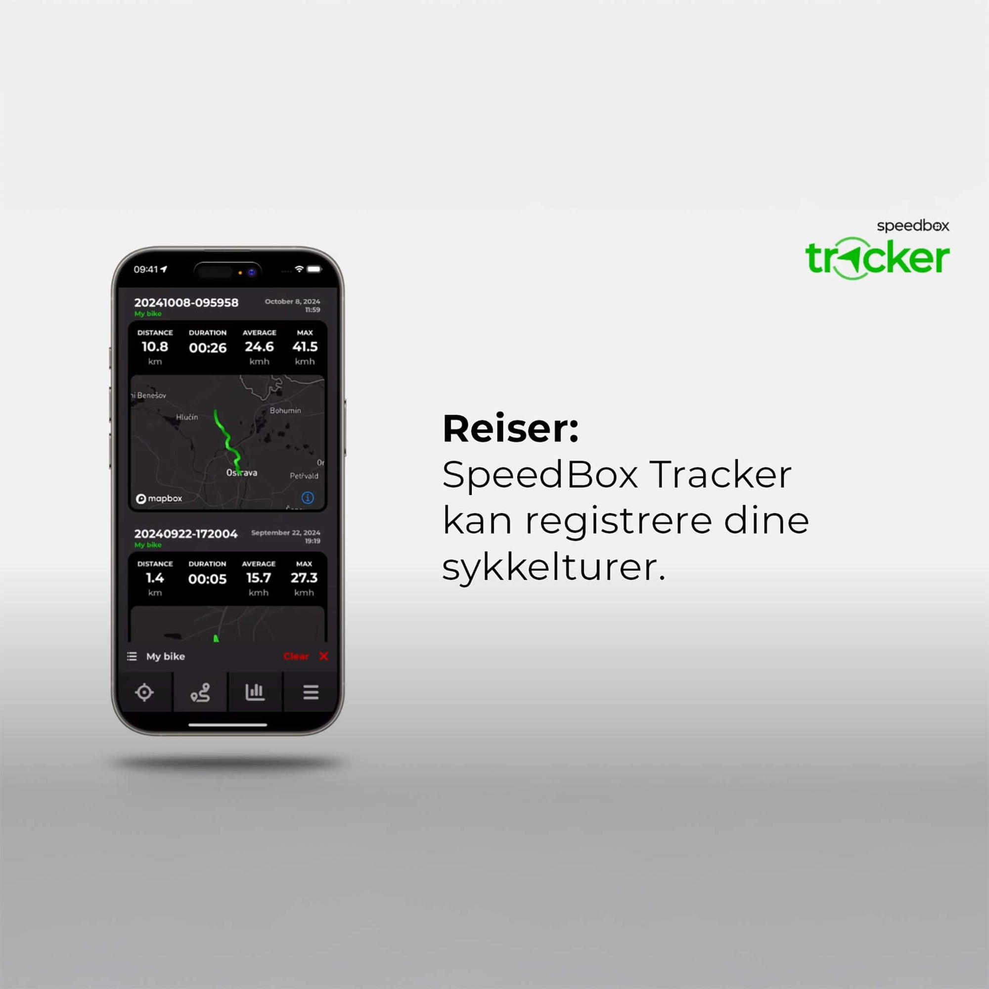 SpeedBox Tracker for Bosch (inkludert App løsning) - Skjult sporingsløsning 24x7 for elsykkel! - ebiketech