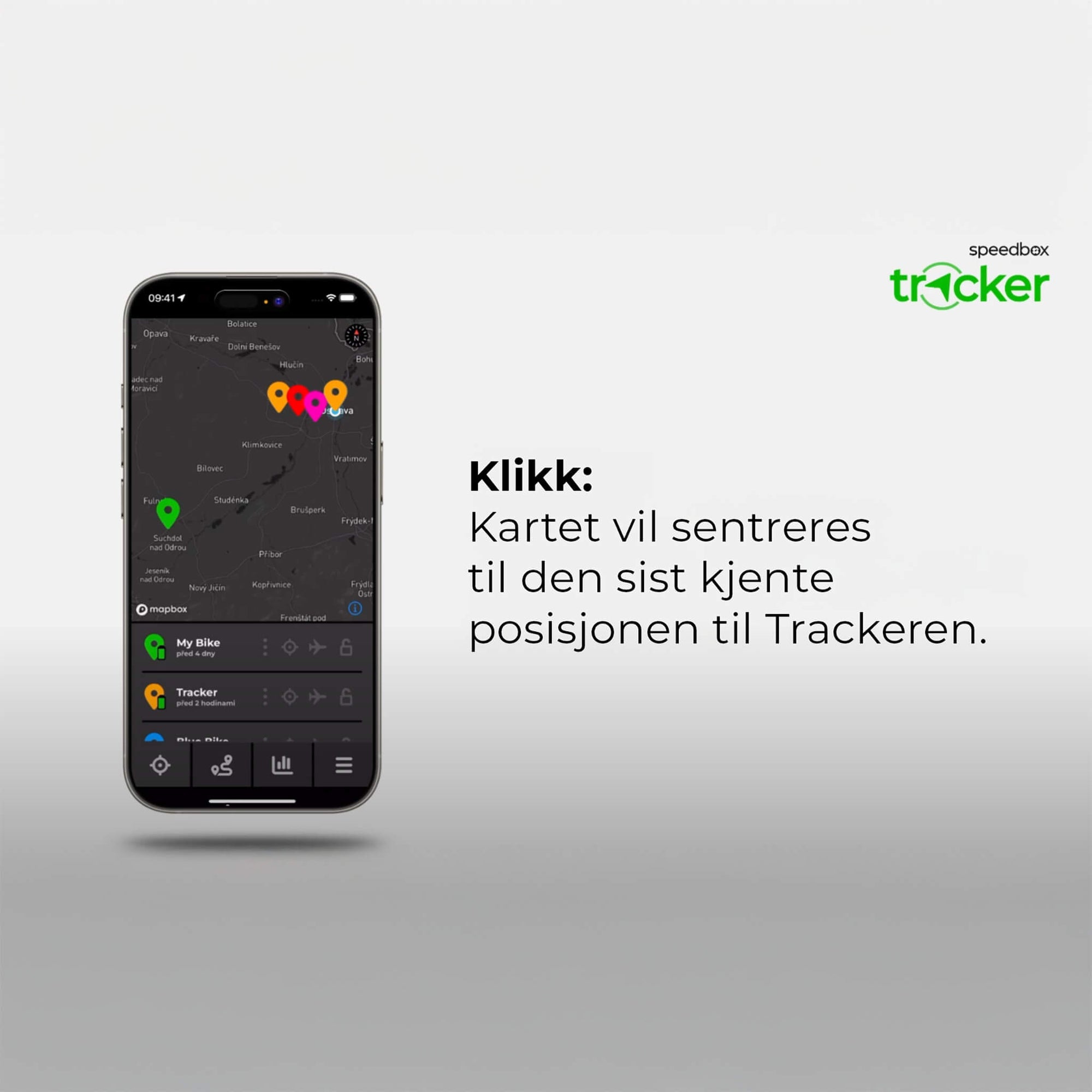 SpeedBox Tracker for Bosch (inkludert App løsning) - Skjult sporingsløsning 24x7 for elsykkel! - ebiketech