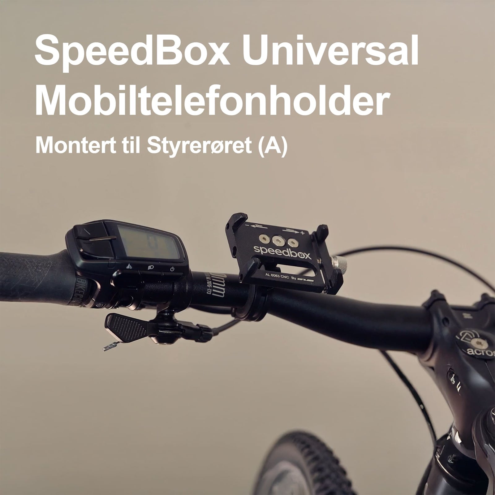 SpeedBox Universal Mobiltelefonholder - ebiketech
