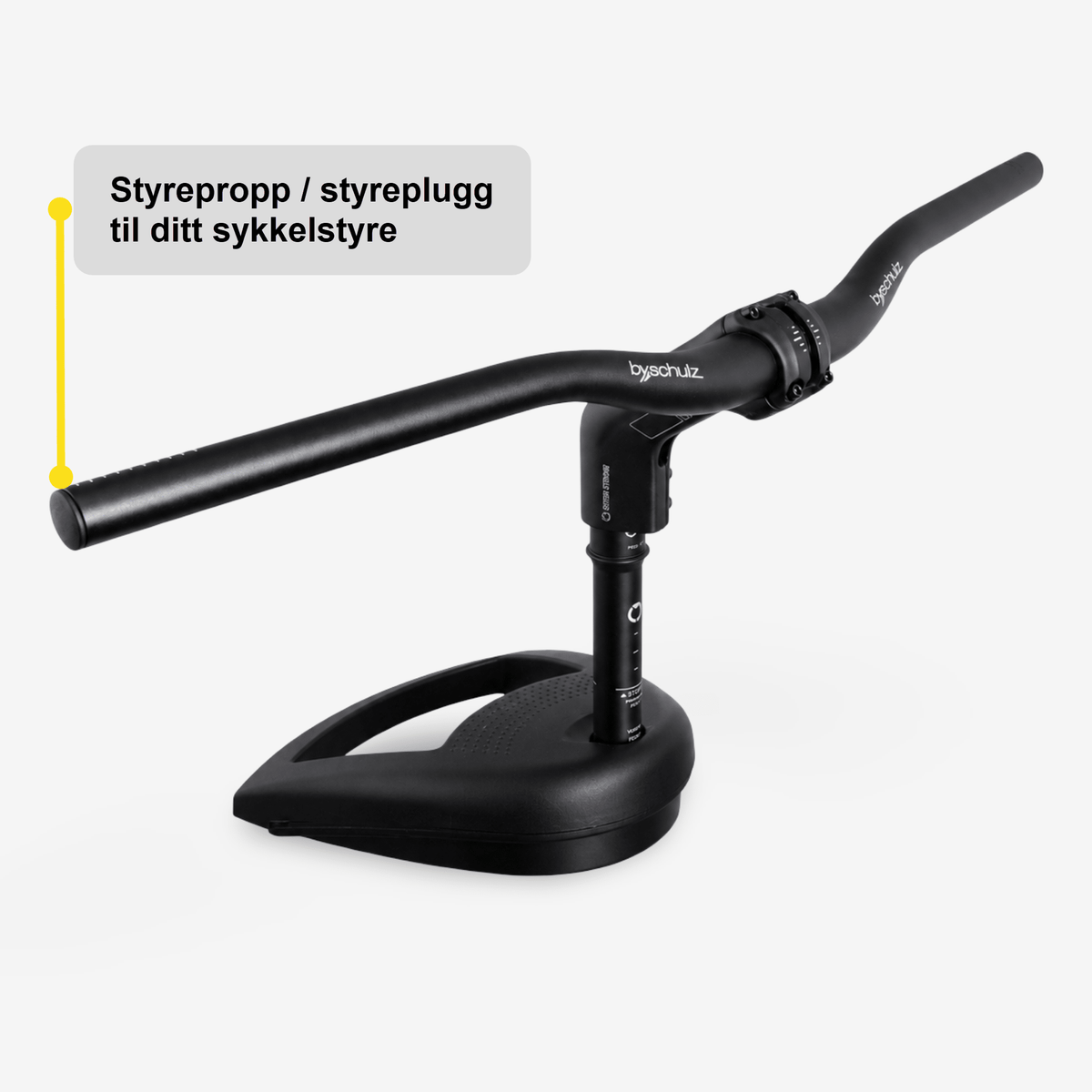 Styrepropper / styreplugger til din sykkel MTB / ATB | plast | svart | 100 stk - ebiketech