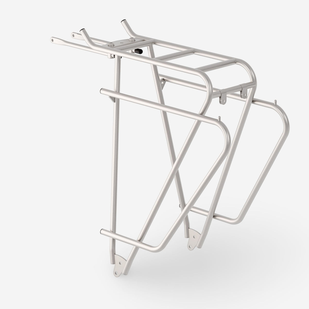 TUBUS Liviano bagasjebrett bak til sykkel | Bakhjulsstørrelse 28" | sølv | Titan - ebiketech