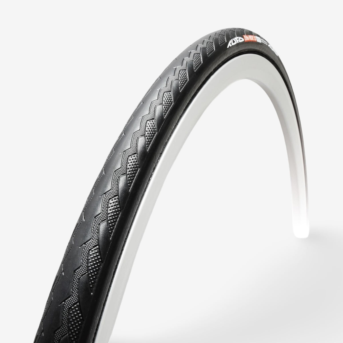 Tufo Elite Ride | Landevei | Svart med hvite dekksider | Pariserdekk | 210 tpi | 290 g - ebiketech