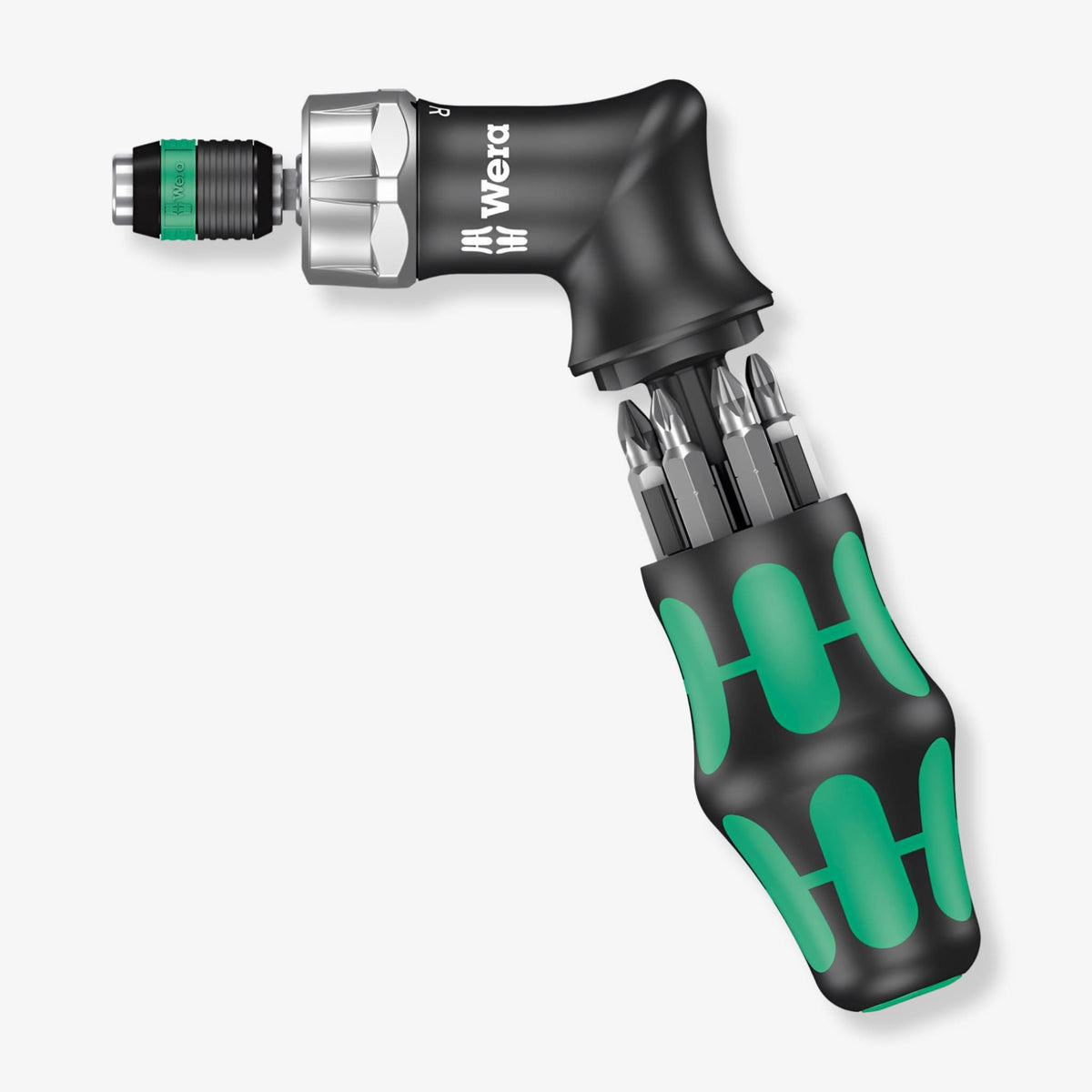 Wera pistolformat Ratchet driver med 6 bit holder - ebiketech