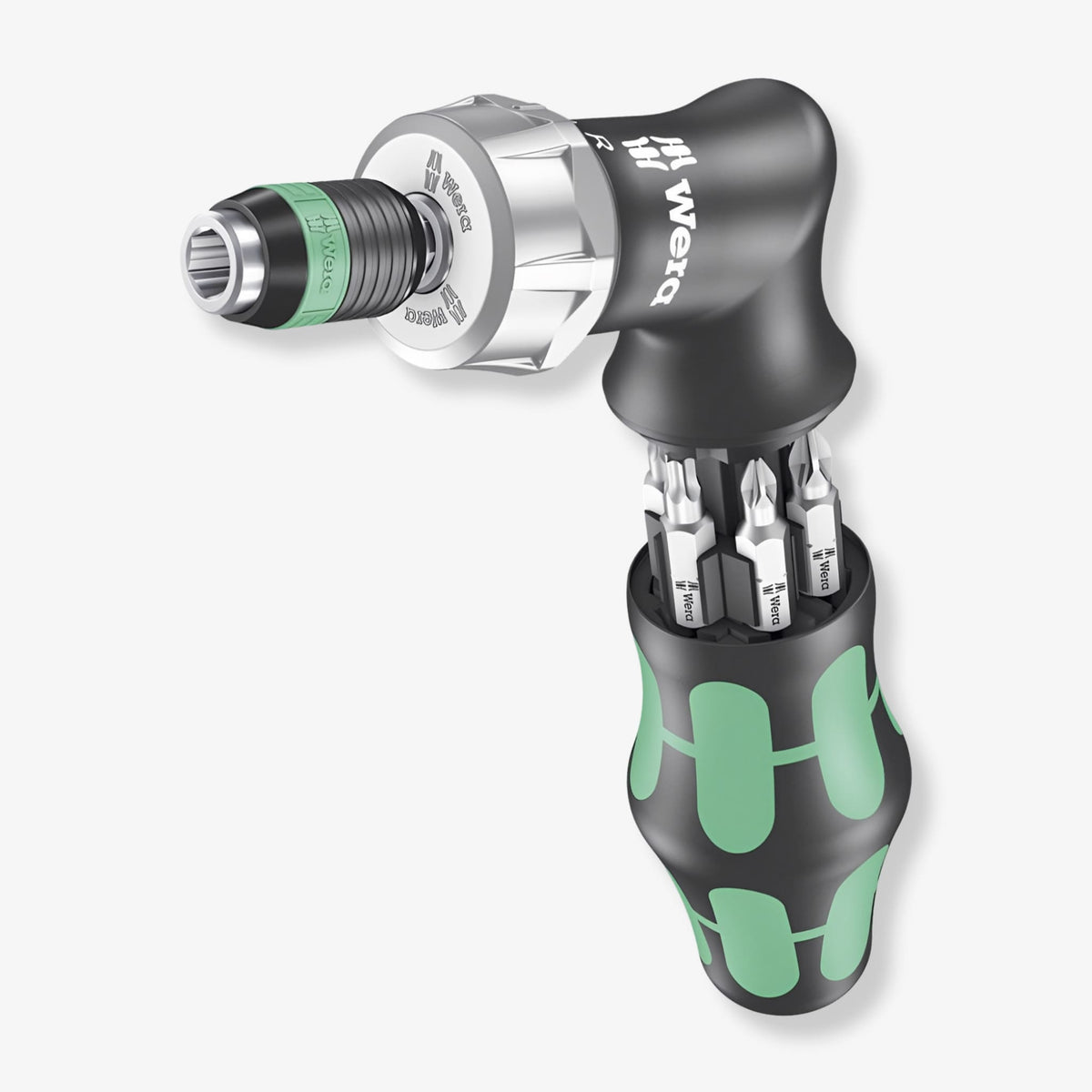 Wera pistolformat Ratchet driver med 6 bit holder - ebiketech