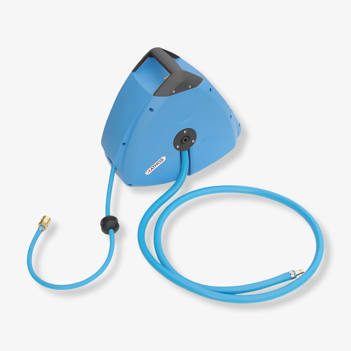 Workshop Air Compressor Slange Holder/Dispensor - Auto Rewind Air Slange Reel, 10m slange lengde, veggmonterbar. - ebiketech