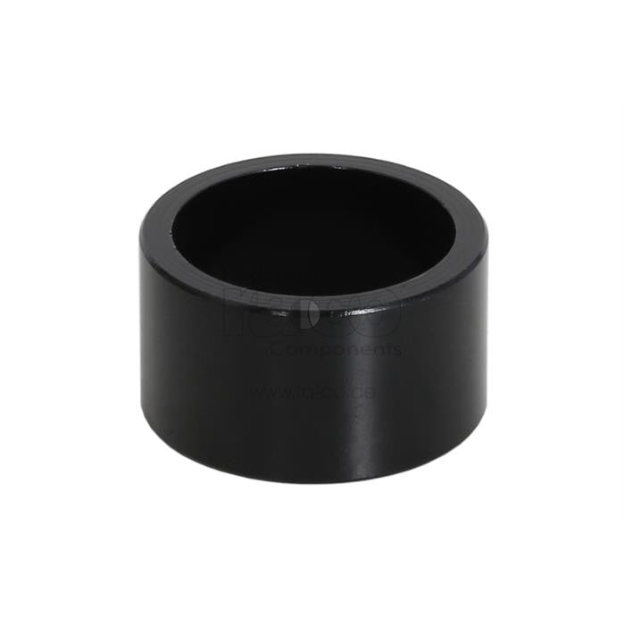 1 1/8 "Spacer | 20 mm ring | Legering | Svart | 10 stk - ebiketech