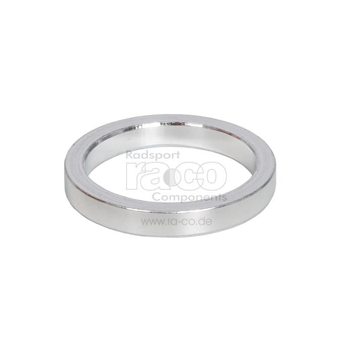 1 1/8 "Spacer | 5 mm ring | Legering | Sølv | 10 stk - ebiketech