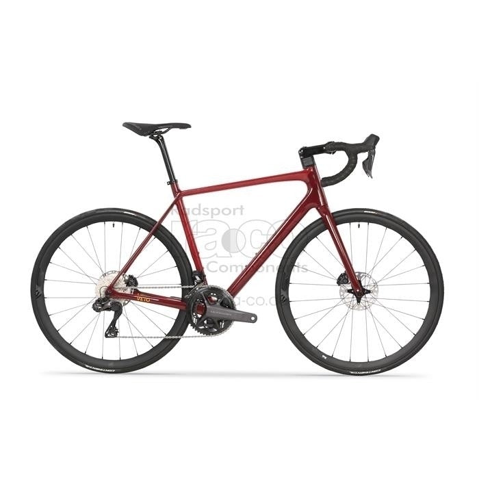 Veto B983 Road Disc Frame Kit (inkl. Setepost, Headset, STEM, styr) | Bordeaux