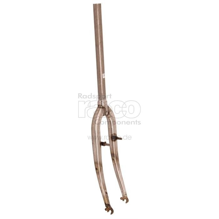 26 "MTB Fork | stål | Unvarnished | 1 1/8" Ahead | Cantilever | Quill lengde 350 mm, med Lowrider Eyelets og lysehull - ebiketech
