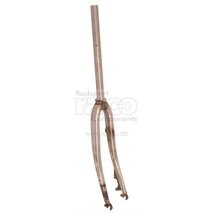 28 "Trekking gaffel | stål / rå - ingen maleri | 1 1/8" foran | plate | Quill lengde 350 mm, med Lowrider Eyelets og lysehull - ebiketech