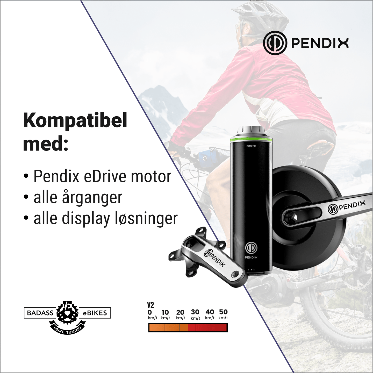 badassBox 4 Pendix v2 - Opphever hastighetssperren på et øyeblikk! - ebiketechnology