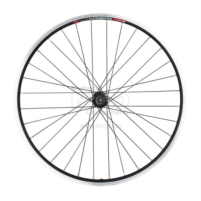 Bakhjul 26 "| HG10 | CLINCHER RIM | QR, DT Swiss 535 Rim Black, Shimano Deore Hub Black - ebiketech