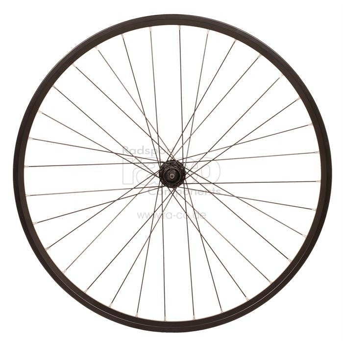Bakhjulskive 28 "| HG10 | CLINCHER RIM | QR, ZAC2000 RIM SVART, SHIMANO DEORE HUB SVART, CENTERLOCK - ebiketech