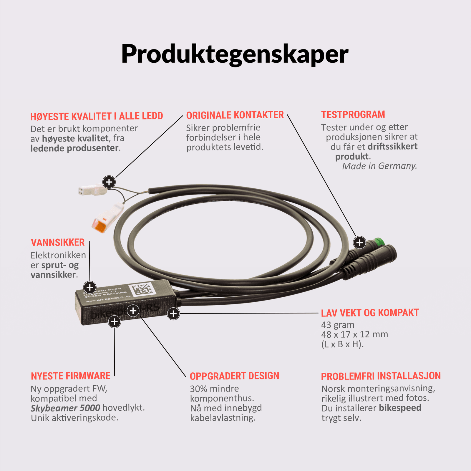 bikespeed-RSc for Haibike FLYON med TQ motor (2019-2021) - ebiketechnology