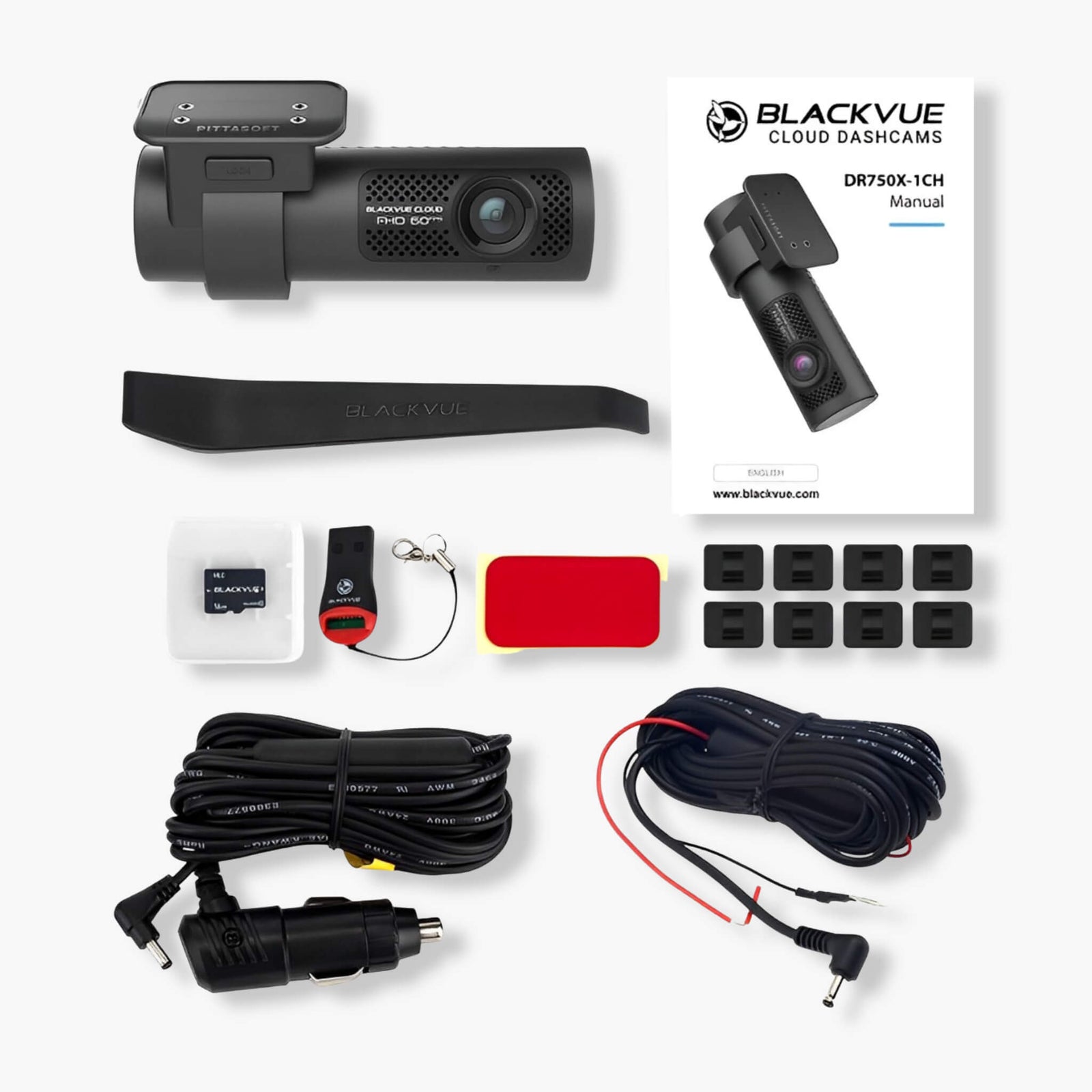 BlackVue DR750X Plus 1CH Dashbordkamera 1 kanals WiFi, GPS, Full HD, 60 b/s - ebiketech