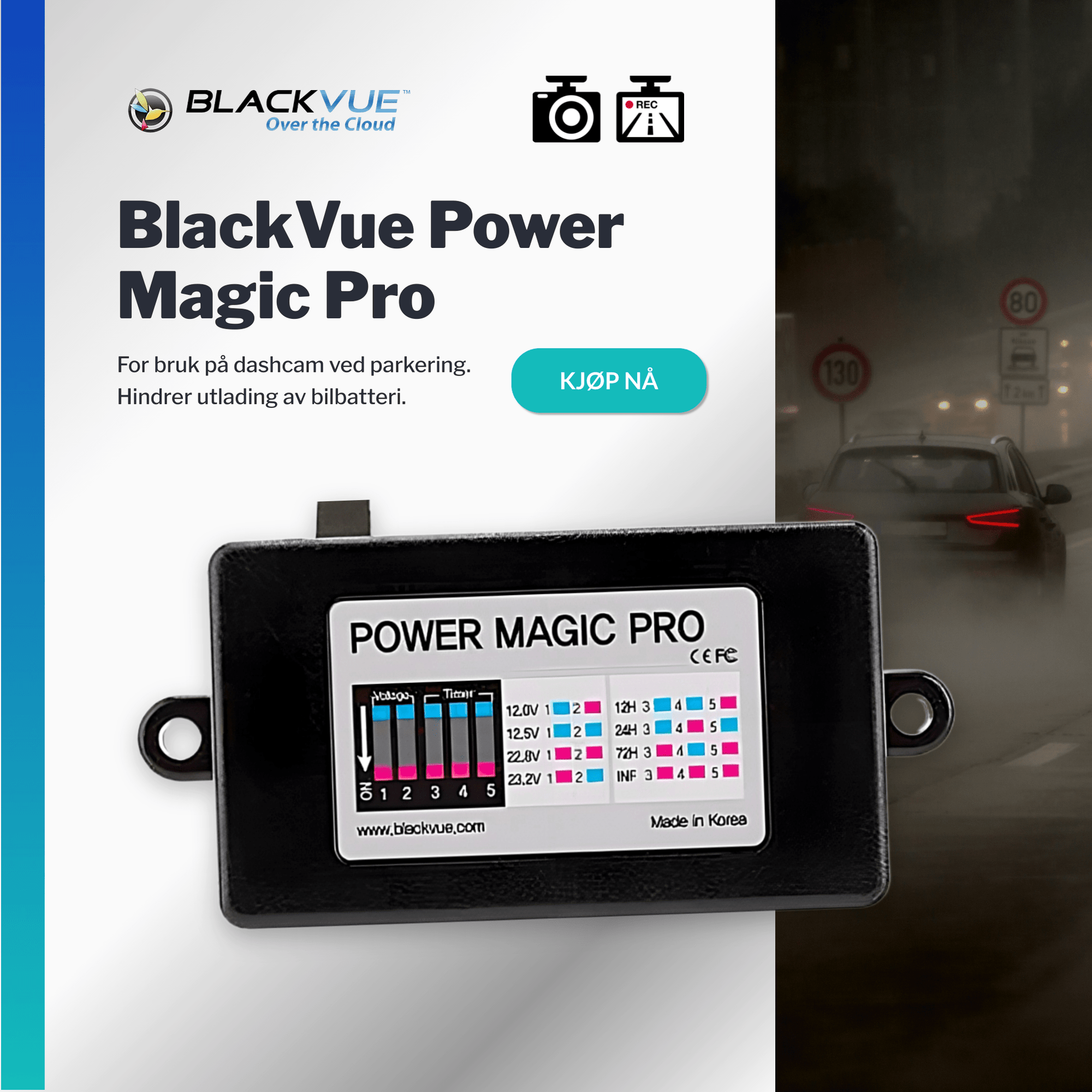 Video Power Magic BlackVue Power Magic Pro - ebiketech