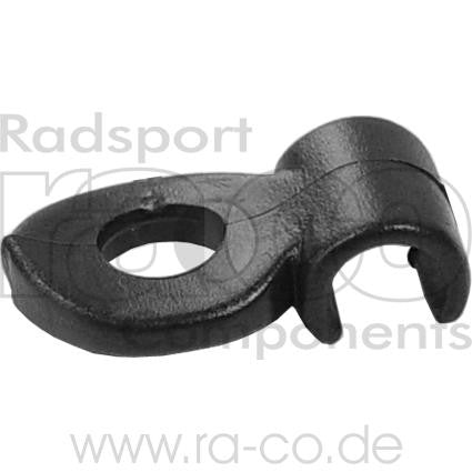 Bowden kabelklemme | 1-fold for lavt rør | 5,5 mm boring | 100 stk - ebiketech