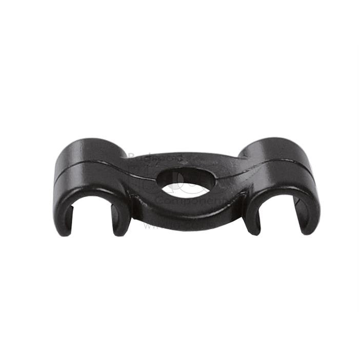 Bowden kabelklemme | Dobbelt, for lavt rør | 5,5 mm boring | 100 stk - ebiketech