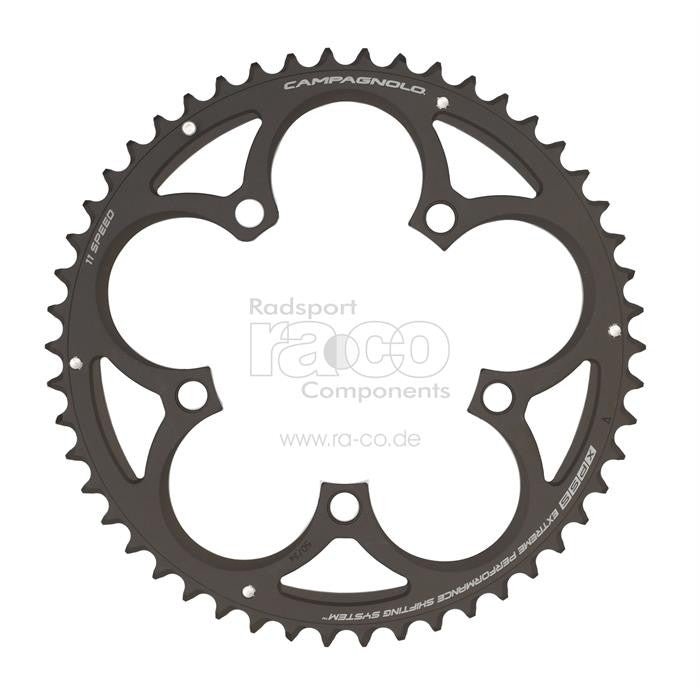 Campagnolo 11s Ultra Torque Chain Ring | svart | 110 mm | 50 tenner | 5 hull | FC-SR050 (BIS 2011)-NEU FC-AT650B - ebiketech