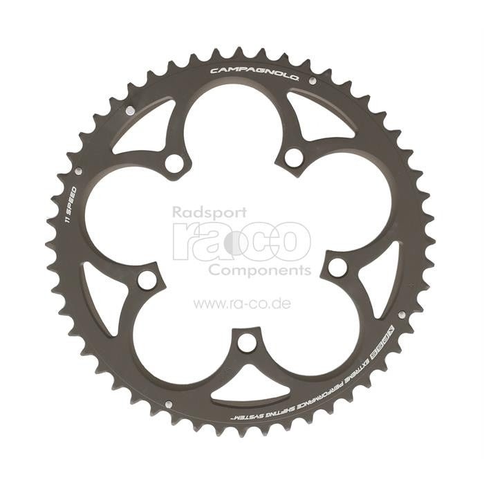 Campagnolo 11s Ultra Torque Chain Ring | svart | 110 mm | 52 tenner | 4 hull | FC-AT952B - ebiketech
