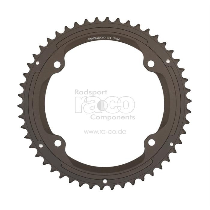 Campagnolo 11s Ultra Torque Chain Ring | svart | 145 mm | 53 tenner | 4 hull | FC-SR353 - ebiketech