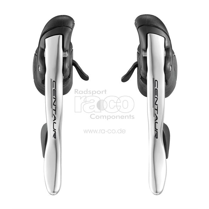 Campagnolo Centaur 2x11s Ergopower Shifter Lever Pair | sølv | EP18-CES1C inkl. Skiftkabel - ebiketech