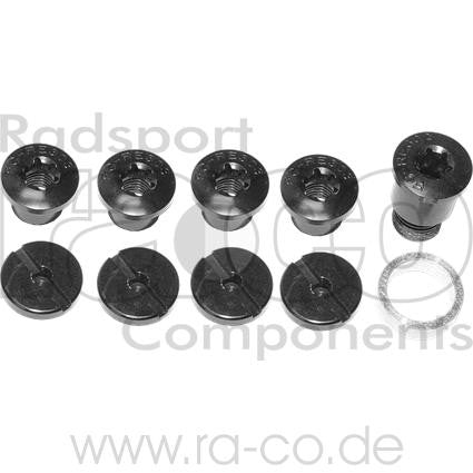Campagnolo Chain Ring Screws Set | FC-SR100 + FC-AT300 (Für Carbonkurbel 2007-2010 & Athena, Centaur & Veloce) - ebiketech