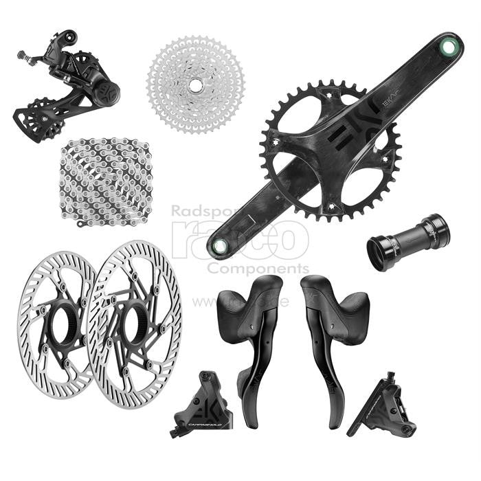 Campagnolo Ekar 1x13s Groupset | med hydrauliske bremser | svart - ebiketech
