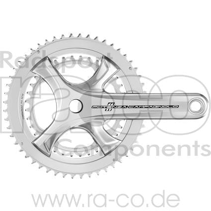 Campagnolo Potenza PT 2x11S Crank Set | 50/34 | sølv | legering - ebiketech